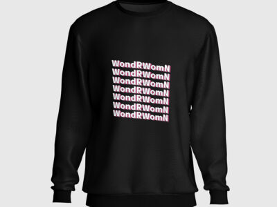 WondRWomN Black Sweatshirt