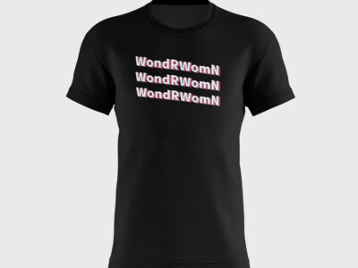 WondRWomN Black Tee